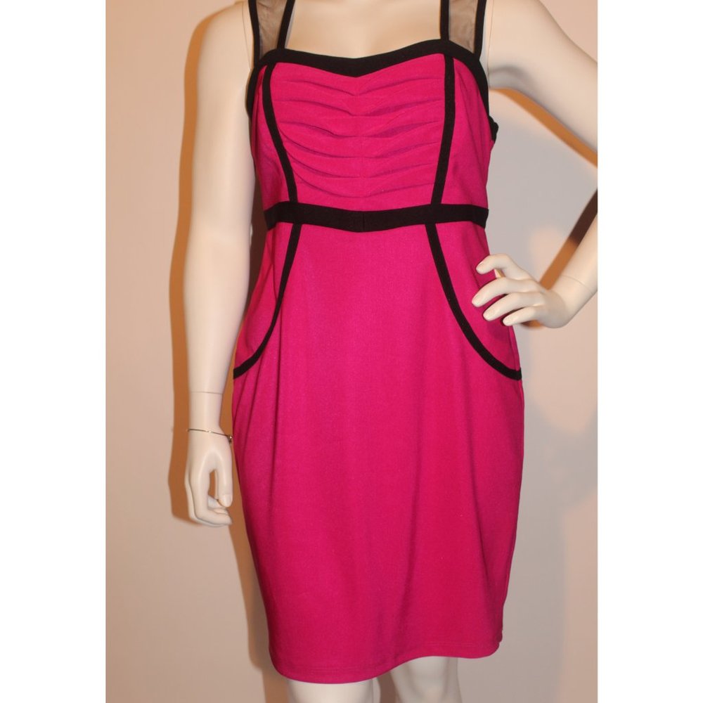 Magenta cocktail dress
